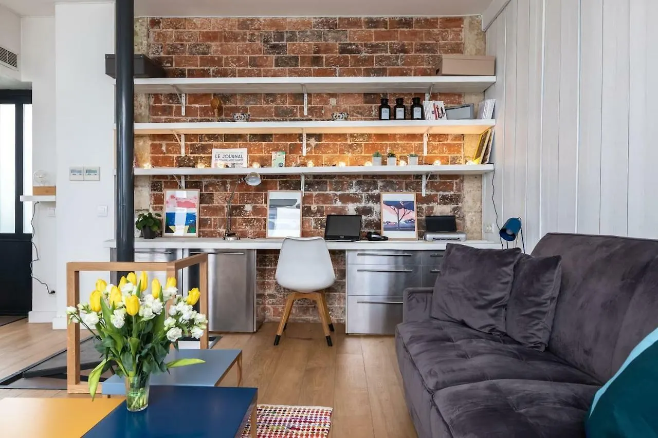 아파트 Fabulous Design Loft - High Marais/republique 파리